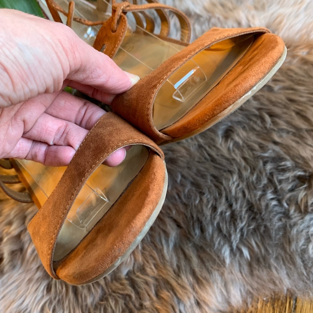 Franco Sarto Mollie Vegan Leather Wedge Sandals - Picture 4 of 8